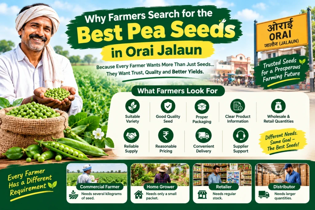 Why Farmers Search for the Best Pea Seeds in Orai Jalaun