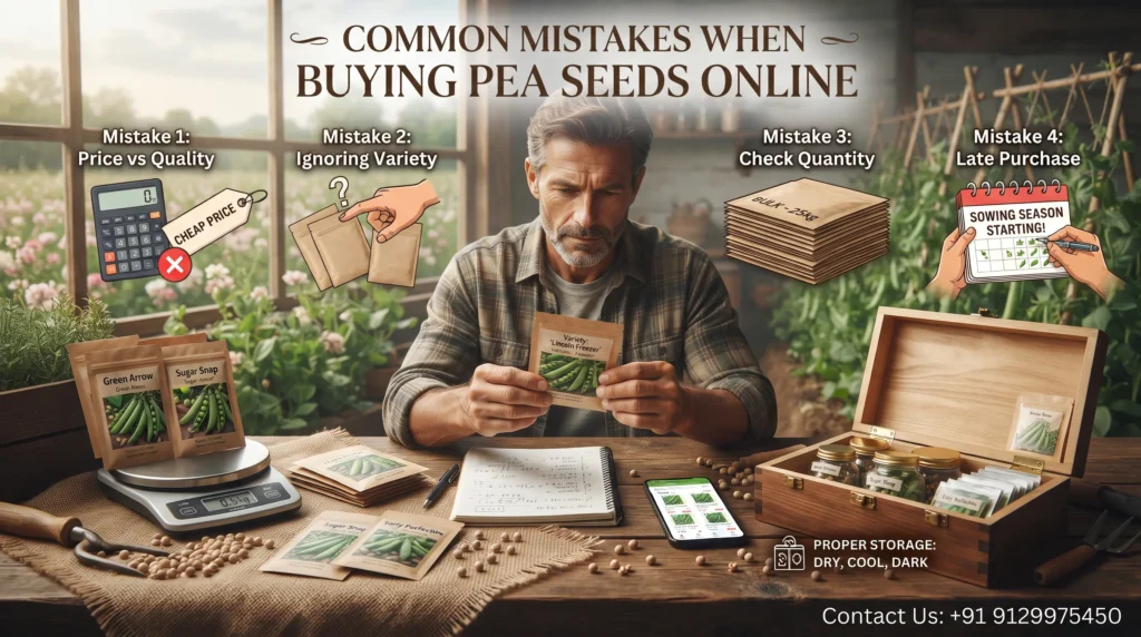 Common Mistakes When Buying Pea Seeds Online